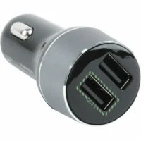 USB Car Charger Quick Charge QC3.0 - EnerGenie EG-U2QC3-CAR-01, 2x USB ports, Input 12-24V DC, Output: 1x 5V DC, max. 2.1A, 1xUSB QC 3.0: 12V DC, max 1.5A  (or the same 5V DC, max 2.1A), Black 3