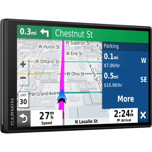 GARMIN DriveSmart 55 & Digital Traffic, Licence map Europe+Moldova, 5.40" LCD (1200*720), MicroSD, Garmin Guidance 2.0, Junction view, Lane assist, Foursquare POIs, Lifetime traffic updates, Speaks street names, Battery life up to 1 hours,150g