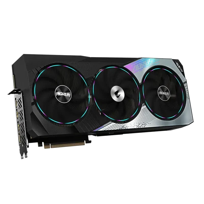 Видеокарта Gigabyte AORUS GeForce RTX 4080 MASTER, Черный/Серый 9