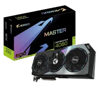 Видеокарта Gigabyte AORUS GeForce RTX 4080 MASTER, Черный/Серый