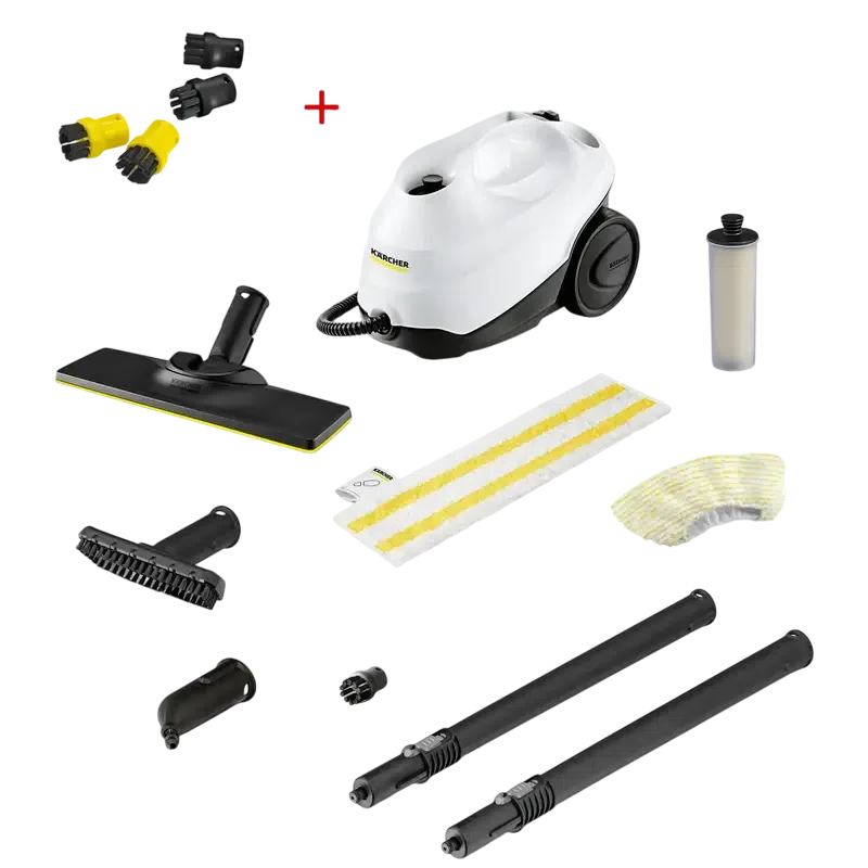Пароочиститель Karcher SC 3 EasyFix + Комплект круглых щеток 2.863-264.0, Белый 6