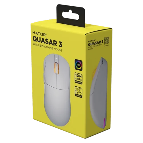 Мышь HATOR Quasar 3, White