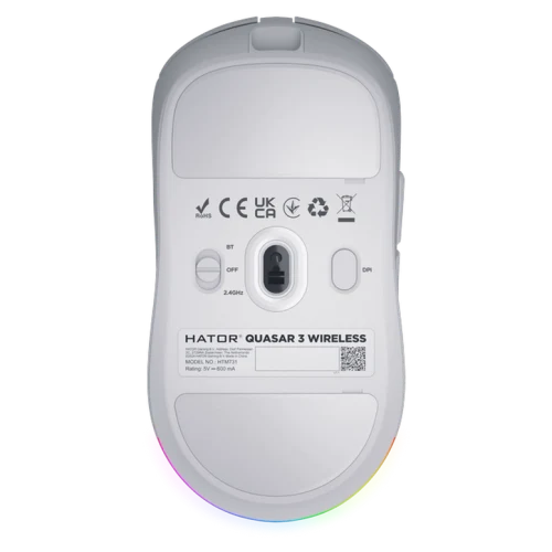 Мышь HATOR Quasar 3, White