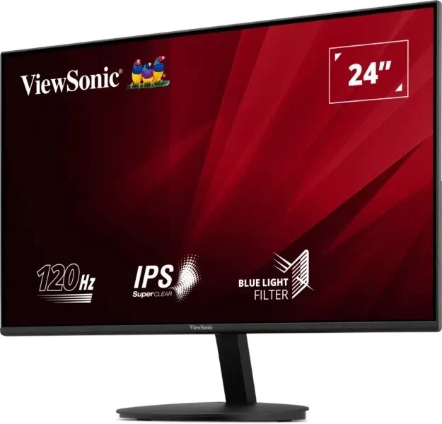 Монитор 23.8" ViewSonic VA24E1-H, Full HD VA 1920x1080, Черный 2