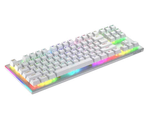 Клавиатура HATOR Gravity X TKL, Проводное, Белый