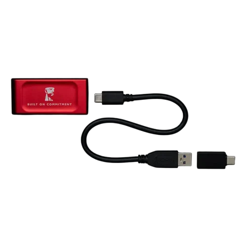 Внешний портативный SSD накопитель Kingston XS1000 BoC, 1 ТБ, Red