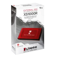 SSD portabil extern Kingston XS1000 BoC, 1 TB, Red 4
