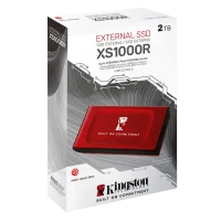 Внешний портативный SSD накопитель Kingston XS1000 BoC, 2 ТБ, Red 4