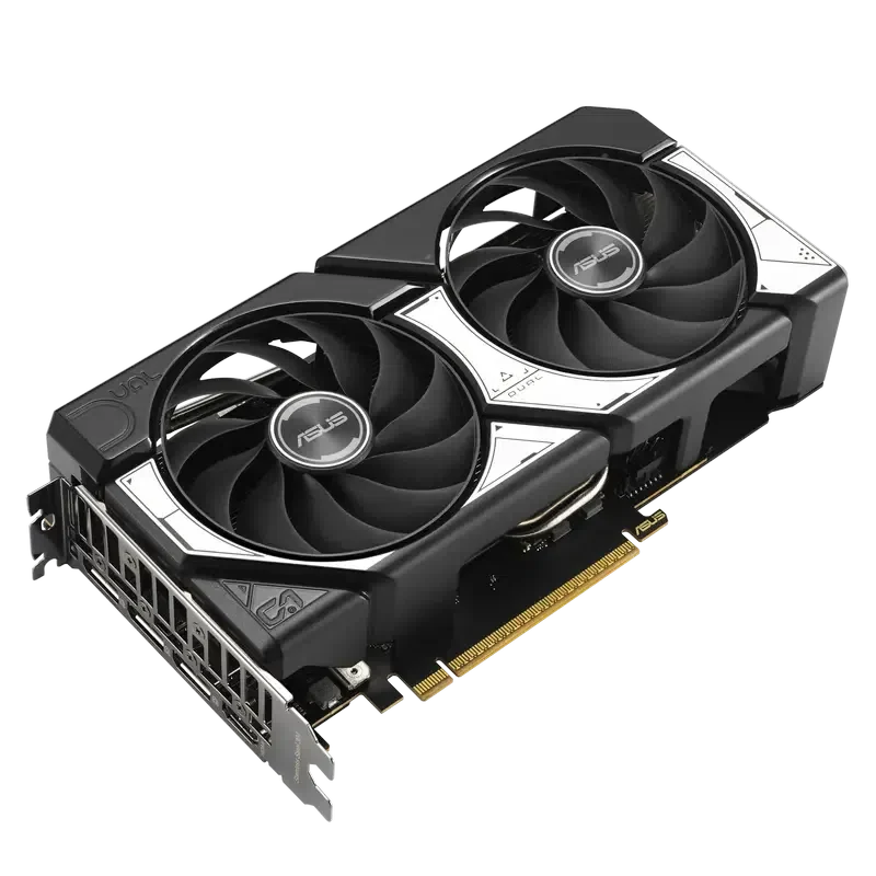 Placă video ASUS Dual GeForce RTX 5060 OC, Gri 3