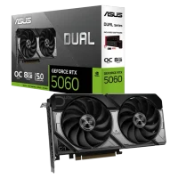 Placă video ASUS Dual GeForce RTX 5060 OC, Gri