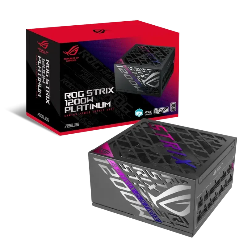 Блок питания для компьютеров ASUS ROG Strix 1200W, Черный 15