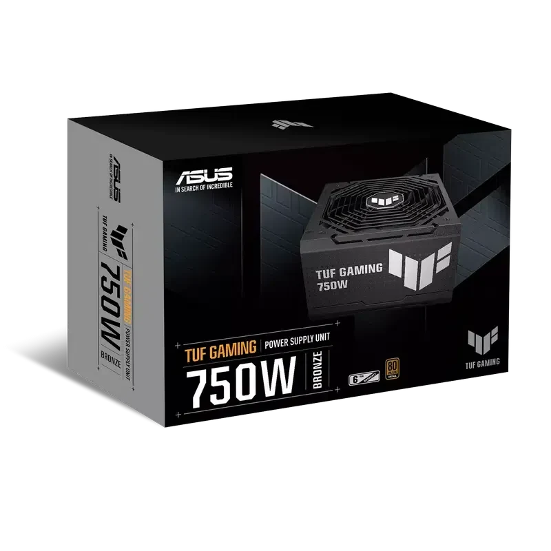 Блок питания для компьютеров ASUS TUF Gaming 750W, Черный 12