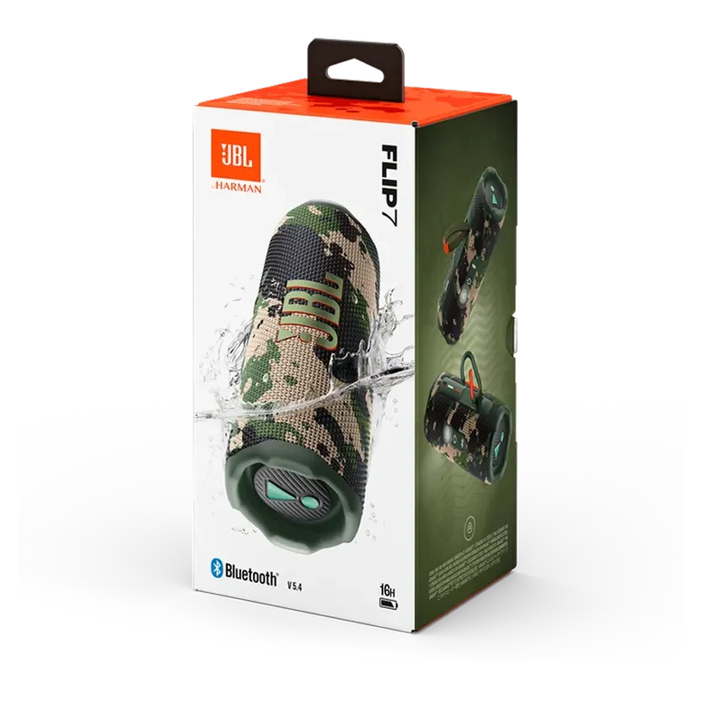 Портативная колонка JBL Flip 7, Зелёный 12
