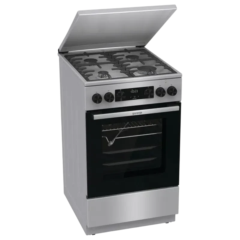 Комбинированная плита Gorenje GKS5C71XF, Silver 4