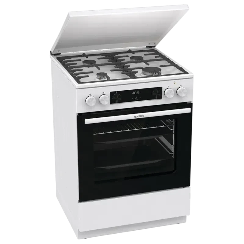 Комбинированная плита Gorenje GKS6C71WF, White 3