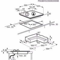 Комбинированная панель Electrolux KDI641723K, Черный 4