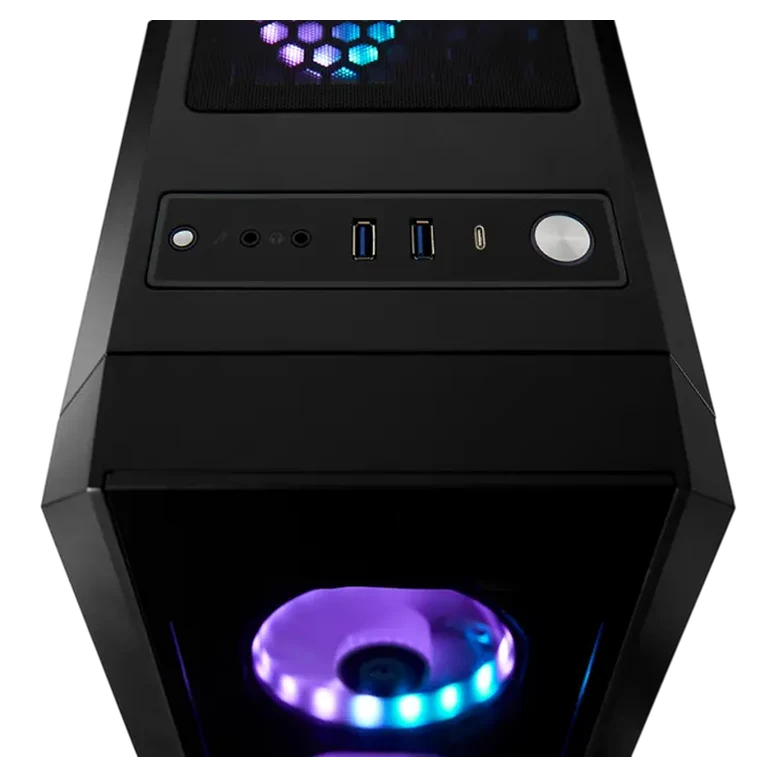 Корпус для ПК Chieftec GL-03B-UC-OP Mid-Tower, Черный 7