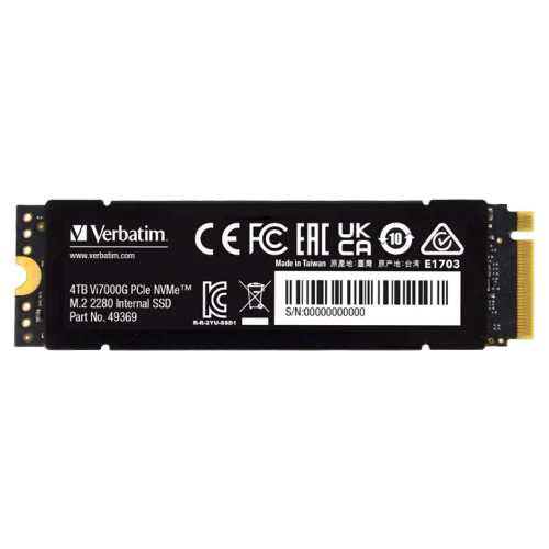Unitate SSD Verbatim Vi7000G, 4 TB, Black