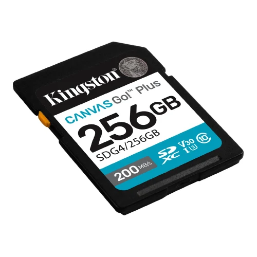 Card de memorie SD Kingston Canvas Go! Plus G4, 256GB