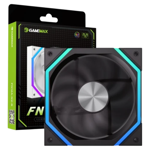 Ventilator PC Gamemax FN12A-N2, 120 mm, Negru