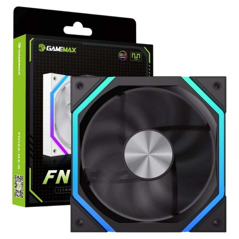 Ventilator PC Gamemax FN12A-N2, 120 mm, Negru 5