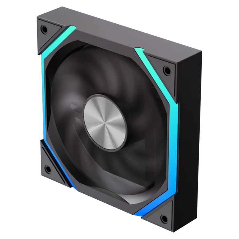 Ventilator PC Gamemax FN12A-N2, 120 mm, Negru 3