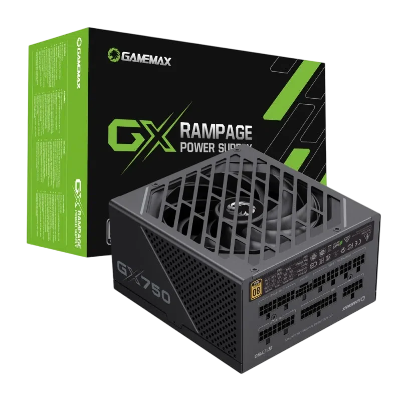 Блок питания для компьютеров Gamemax GX-750 PRO, Черный 10