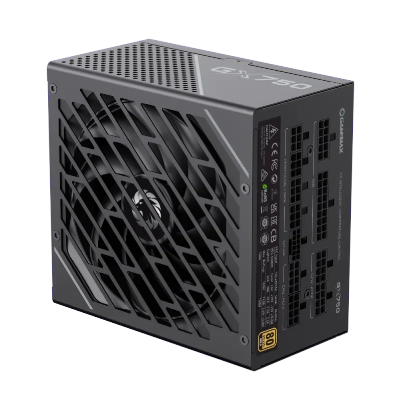Блок питания для компьютеров Gamemax GX-750 PRO, Черный 3
