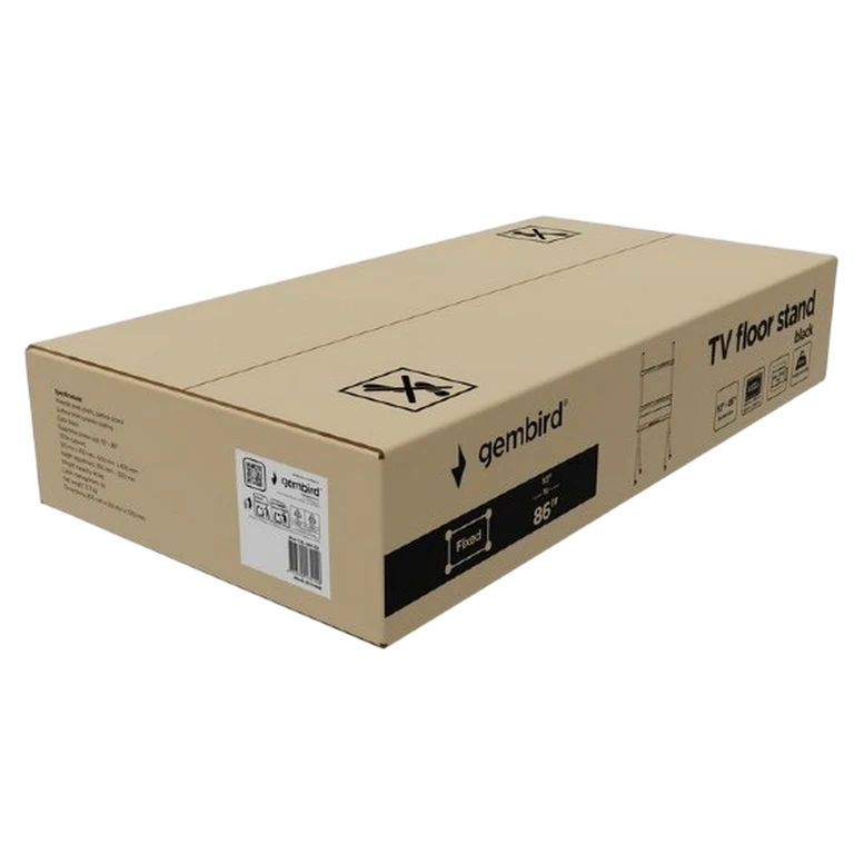 Кронштейн для телевизора Gembird TVS-86F-02, Черный 6