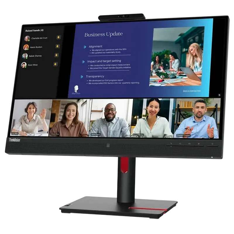 Монитор 23,8" Lenovo T24v-30, IPS 1920x1080 FHD, Raven Black 3
