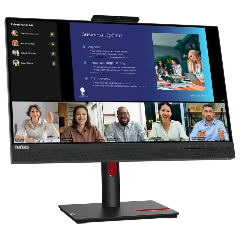 Монитор 23,8" Lenovo T24v-30, IPS 1920x1080 FHD, Raven Black 2