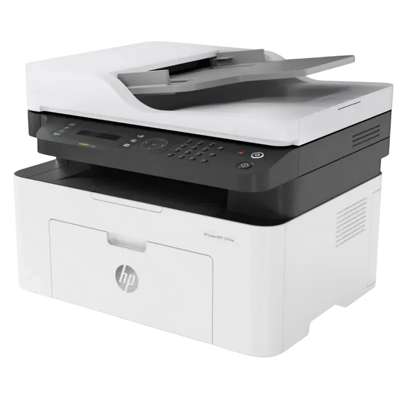 Dispozitiv multifuncțional HP Laser 137fnw, White 3