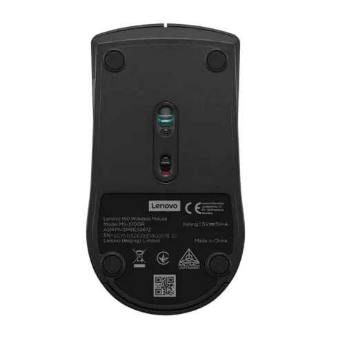 Беcпроводная мышь Lenovo 150, Black
