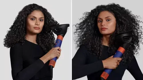 Прибор для укладки волос Dyson HS08 Airwrap i.d Curly & Coily, Jasper Plum