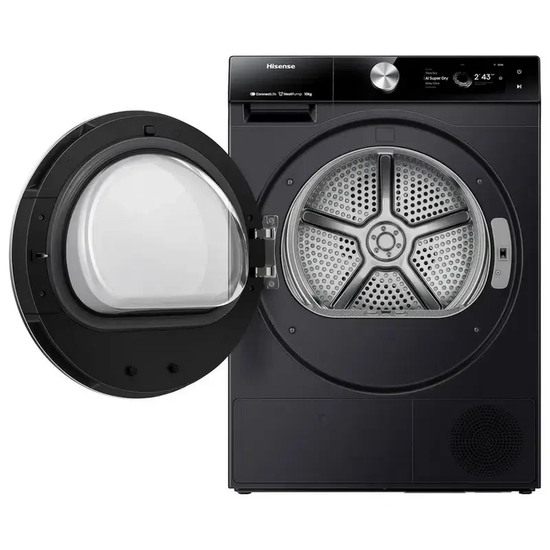 Сушильная машина Hisense DH7S107BB, 10кг, Черный 4