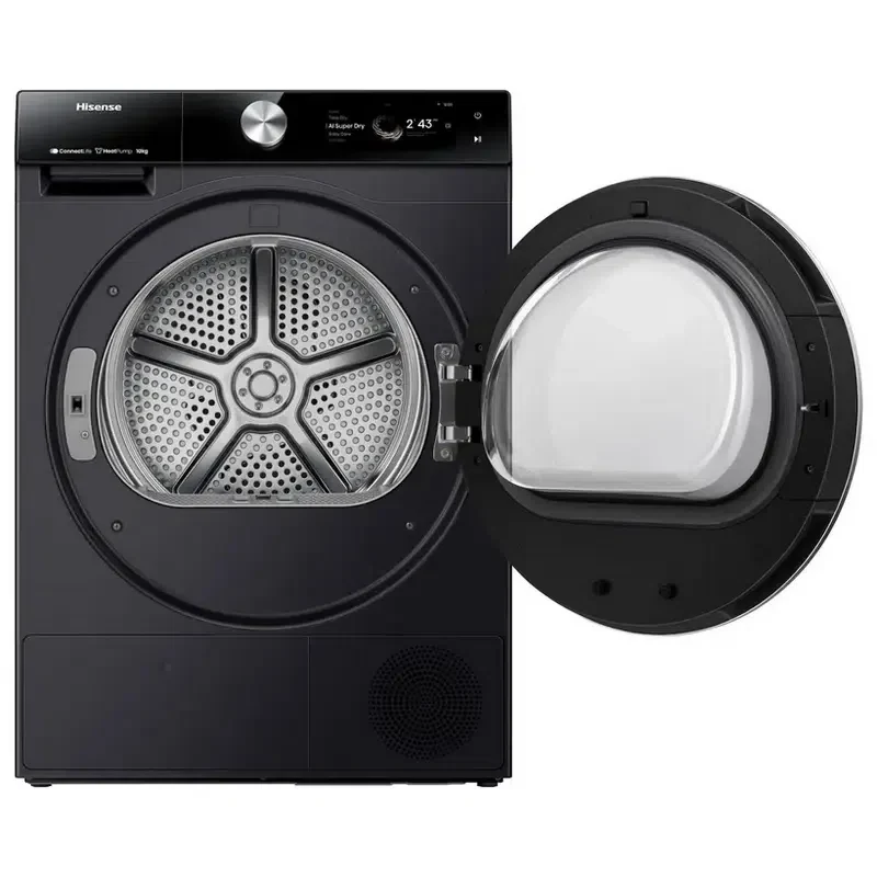 Сушильная машина Hisense DH7S107BB, 10кг, Черный 5