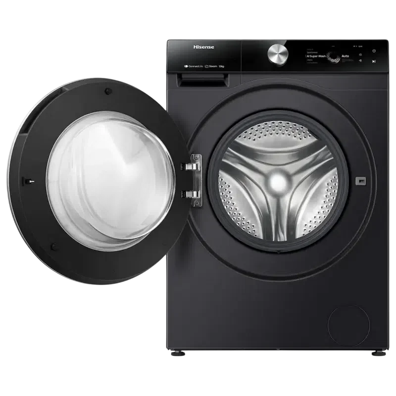 Стиральная машина Hisense WF7S1247BB, Black 2