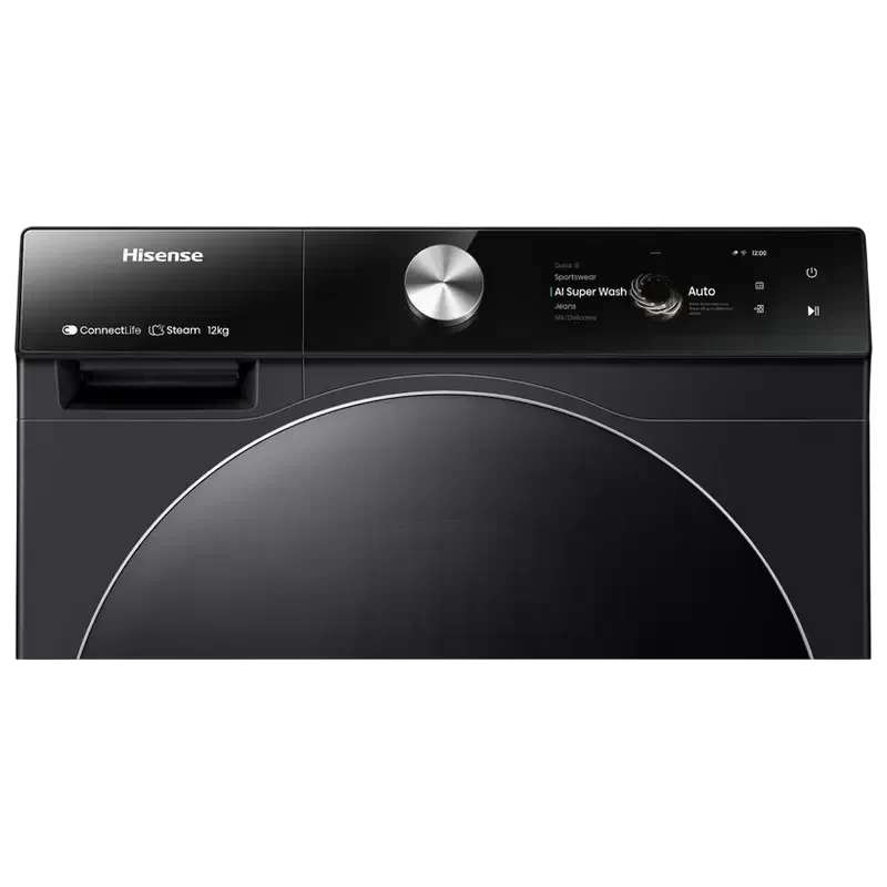 Стиральная машина Hisense WF7S1247BB, Black 5