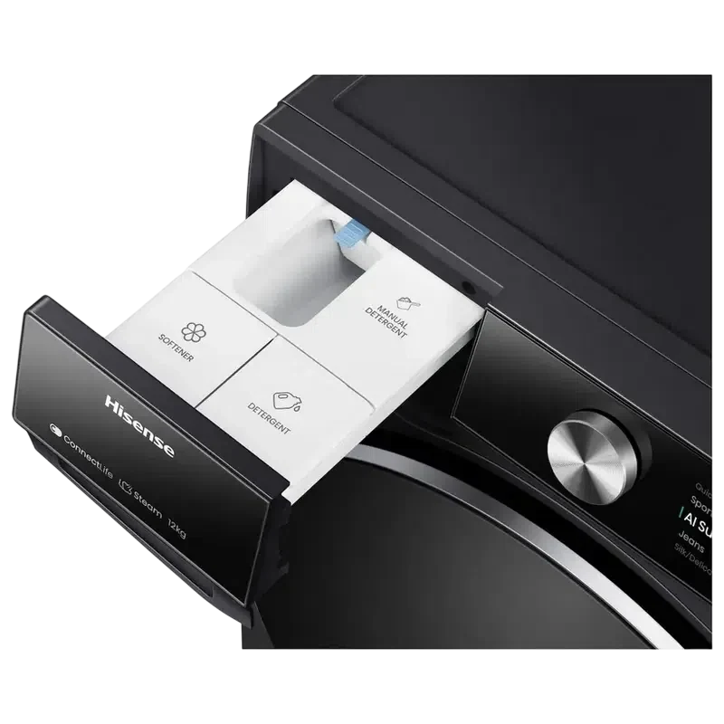 Стиральная машина Hisense WF7S1247BB, Black 8