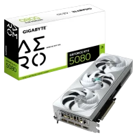 Placă video Gigabyte GeForce RTX 5080 AERO OC SFF, Alb
