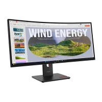 Monitor 34" Lenovo T34WD-40, VA 3440x1440 WQHD, Eclipse Black 2