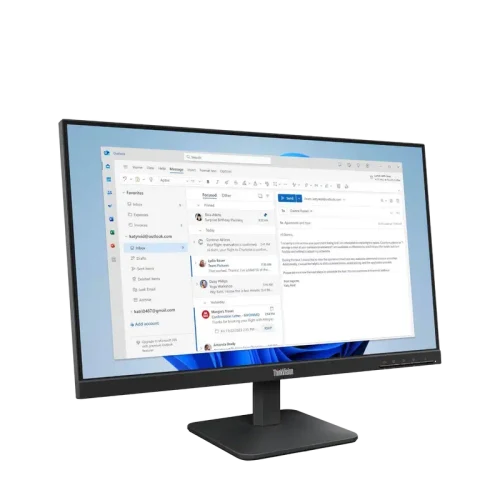 Монитор 23,8" Lenovo ThinkVision S24-4e, IPS 1920x1080 FHD, Чёрный
