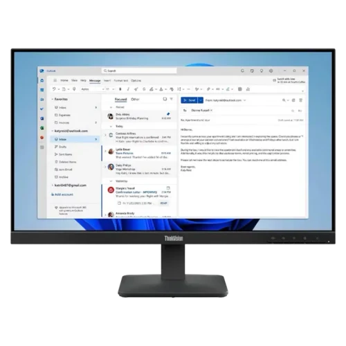 Монитор 23,8" Lenovo ThinkVision S24-4e, IPS 1920x1080 FHD, Чёрный