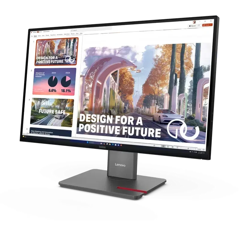 Монитор 27" Lenovo ThinkVision P27QD-40, IPS 2560x1440 WQHD, Чёрный 2