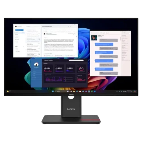 Монитор 27" Lenovo ThinkVision T27UD-40, IPS 3840x2160 4K UHD, Чёрный