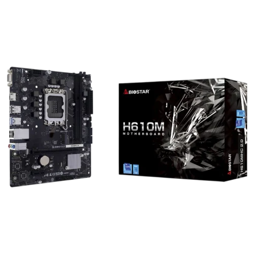 Placa de baza BIOSTAR H610MHC 2.0, Black