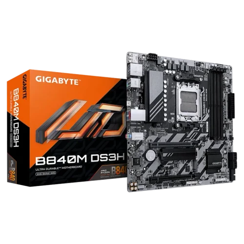 Материнская плата Gigabyte B840M DS3H AM5 Micro-ATX