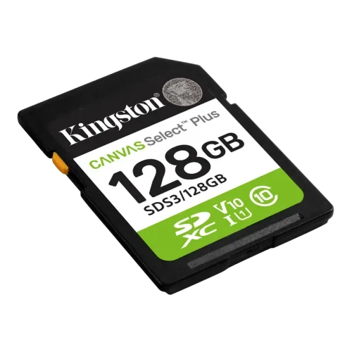 Карта памяти Kingston Canvas Select Plus, 128Гб