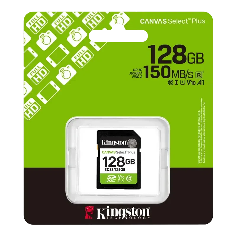Карта памяти Kingston Canvas Select Plus, 128Гб 3