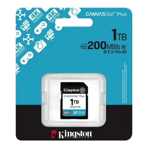 Card de Memorie Kingston Canvas Go! Plus, 1024GB